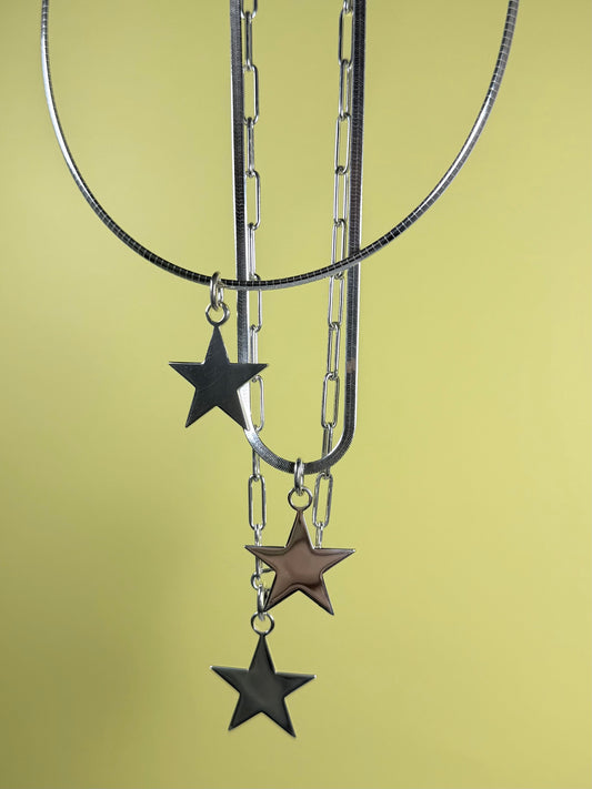 Sterling silver star pendant
