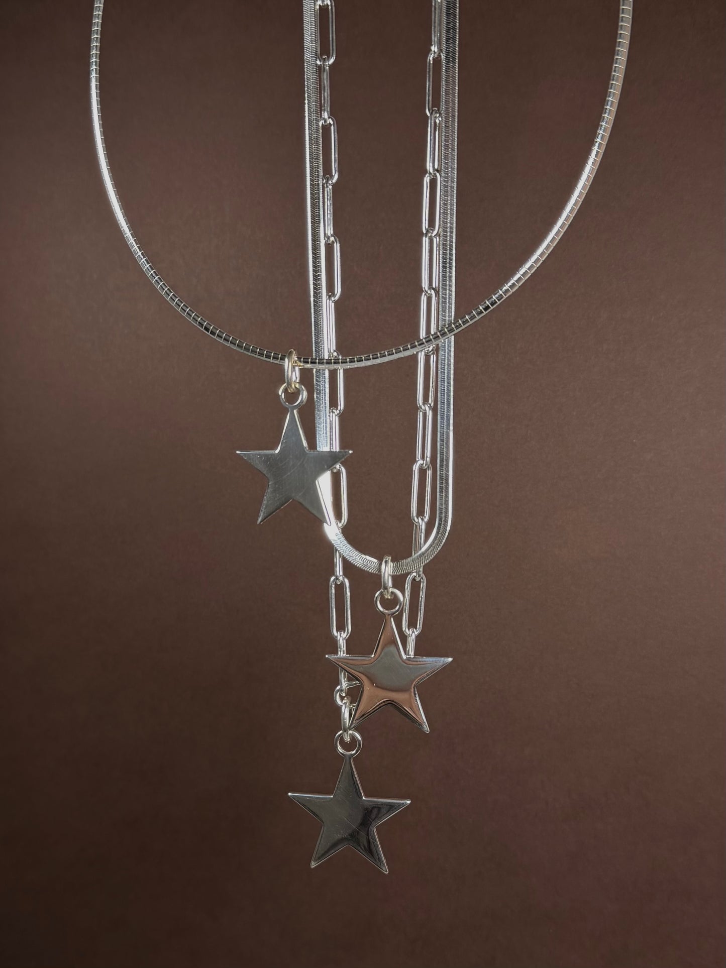 Sterling silver star pendant