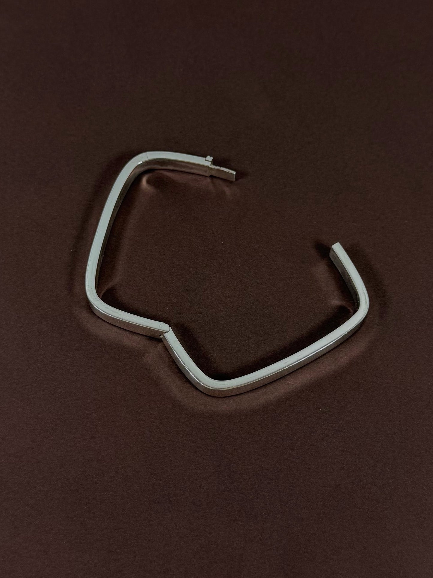 Sterling silver buckle bracelet