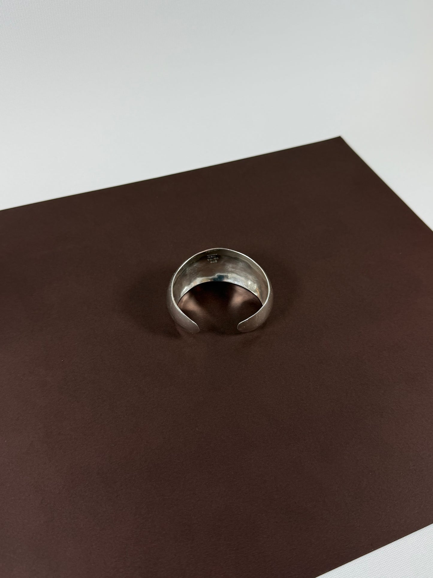 Sterling silver Mexico cuff bracelet